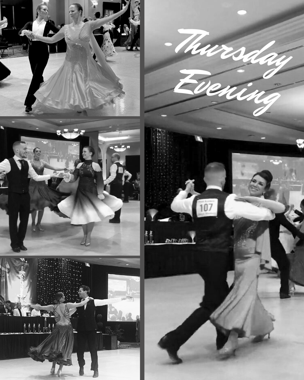 2025 Canadian National Astaire Awards Ball & Dancesport Championship - Spectator Ticket - Nov 27 - Thursday Evening $75